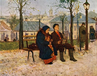 Boulevardilla, 1886-1887, 1965. tekijältä Vladimir Egorovic Makovsky