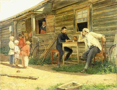 Polkupyörä tekijältä Vladimir Egorovic Makovsky