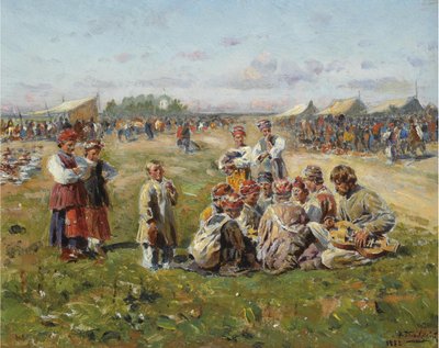 Kylämessut, 1882 tekijältä Vladimir Egorovic Makovsky