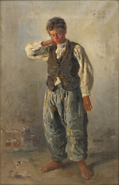 Nuori siili, 1883 tekijältä Vladimir Egorovic Makovsky