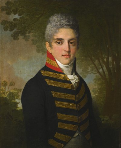 Ardalion Petrovitš Novosiltsevin muotokuva, 1807 tekijältä Vladimir Lukich Borovikovsky