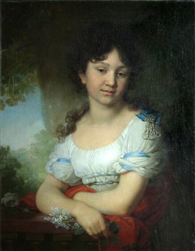 Kreivitär Maria Aleksejevna Orlova-Denisovan muotokuva, 1801 tekijältä Vladimir Lukich Borovikovsky
