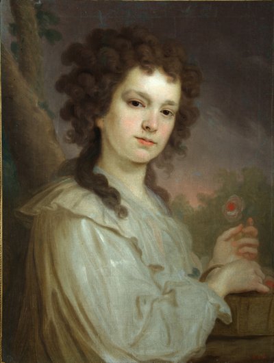 Olga Kuzminichna Filippovan muotokuva 1772-1829, 1790 tekijältä Vladimir Lukich Borovikovsky