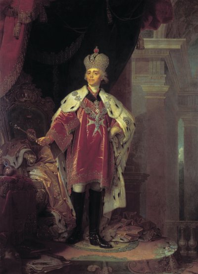 Paavali I:n muotokuva, 1800 tekijältä Vladimir Lukich Borovikovsky