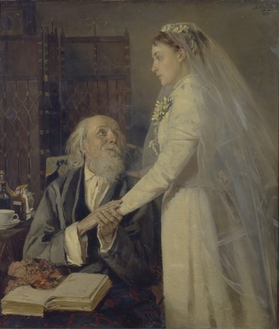 Ennen häitä. Hyvästi, 1894 tekijältä Vladimir Yegorovich Makovsky