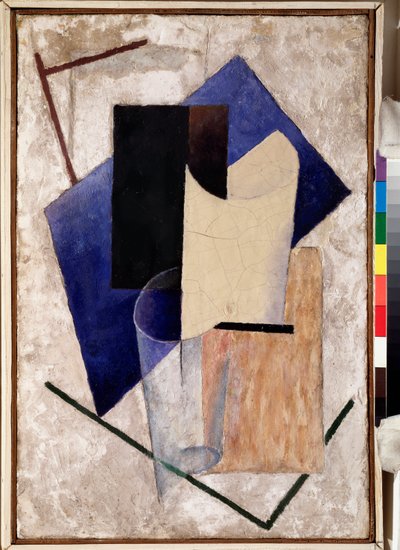 Nature morte (Still life), 1920 (öljy puulle). tekijältä Vladislav Maximilianovich Strzheminsky