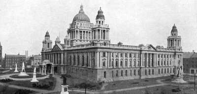 Kaupungintalo, Belfast, 1924-1926 tekijältä WA Green