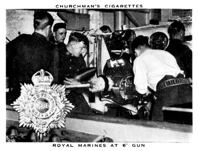 Royal Marines at 6 Gun, 1937. tekijältä WA and AC Churchman