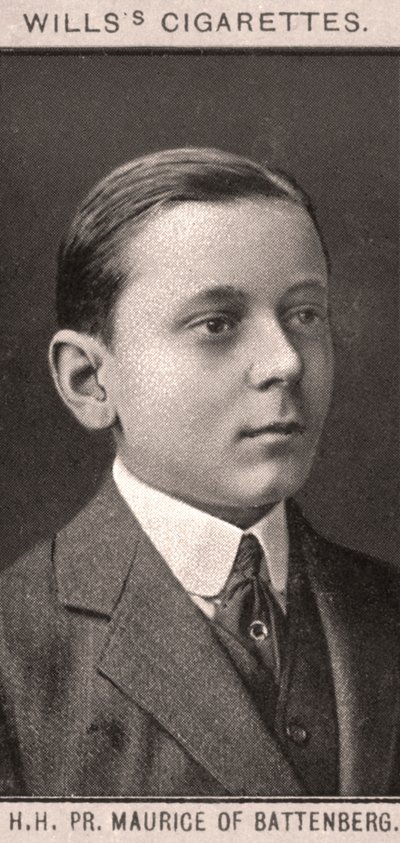 H.H, PR. Maurice of Battenberg, 1908. tekijältä WD and HO Wills