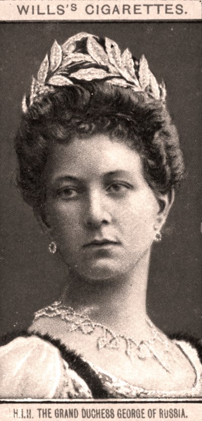 H.I.H Venäjän suurherttuatar George, 1908. tekijältä WD and HO Wills