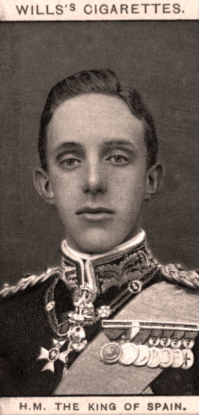 H.M. Espanjan kuningas, 1908. tekijältä WD and HO Wills