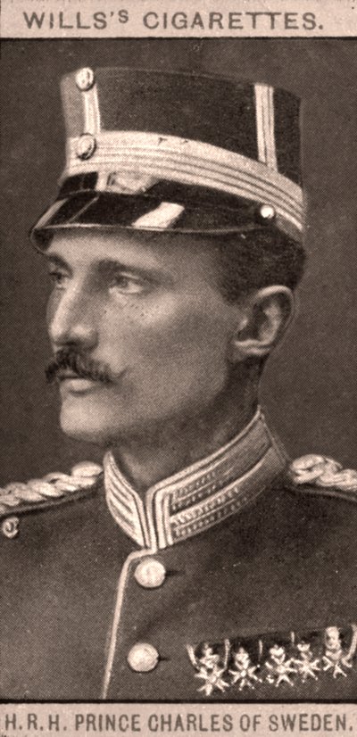 H.R.H. Ruotsin prinssi Charles, 1908. tekijältä WD and HO Wills
