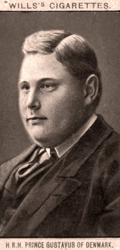 H.R.H. Tanskan prinssi Gustavus, 1908. tekijältä WD and HO Wills