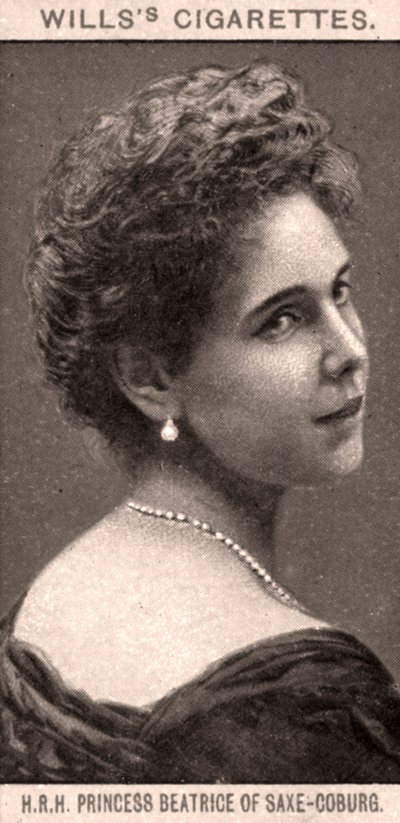 H.R.H. Saxe-Coburgin prinsessa Beatrice, 1908. tekijältä WD and HO Wills