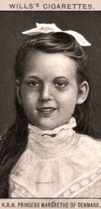 H.R.H. Tanskan prinsessa Margrethe, 1908. tekijältä WD and HO Wills