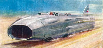 Thunderbolt Captain G. E. T. Eyston, 1938. Artistit: Unknown, WD & HO Wills. tekijältä WD and HO Wills