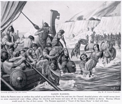 Saxon Raiders, kuvitus "Hutchinson
