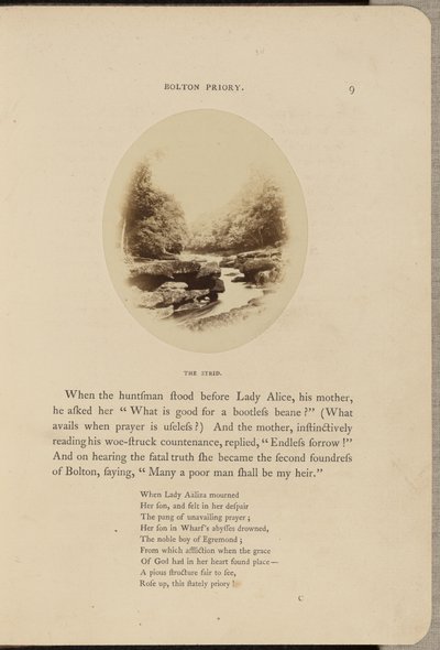Bolton Priory; The Strid tekijältä W.R. Sedgfield