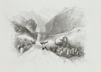 Hannibal (247-183 eKr.) Alppien ohi tekijältä W.R. Smith