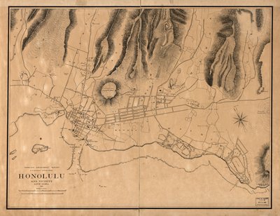 Honolulu ja lähialueet tekijältä W. A.; Alexander Wall