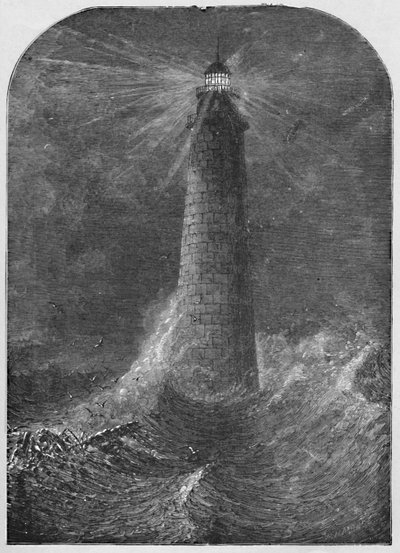 Minots Ledge Light-House, Massachusetts, 1877, 1883 tekijältä W. H. Morse