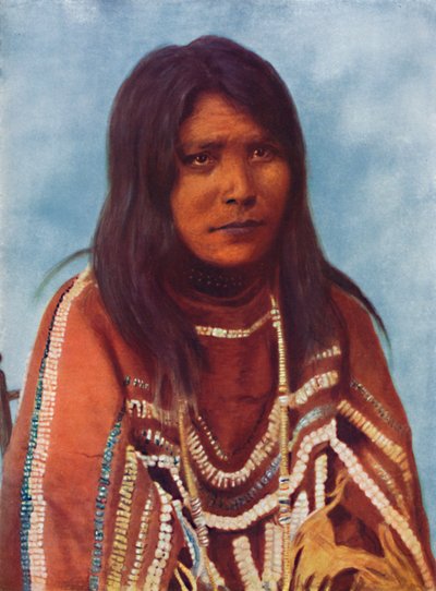 Sarcee-intialainen nainen, 1912 tekijältä W. Hanson Boorne