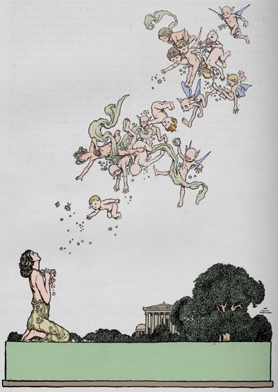Kesäyön unelman puolikas nimike, 1914 tekijältä William Heath Robinson