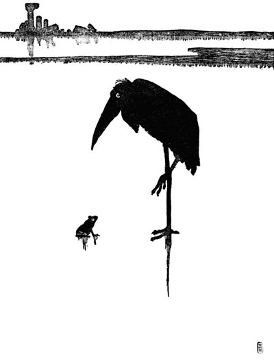 Niilin tulva oli eläkkeellä, vuodelta 1930 tekijältä William Heath Robinson