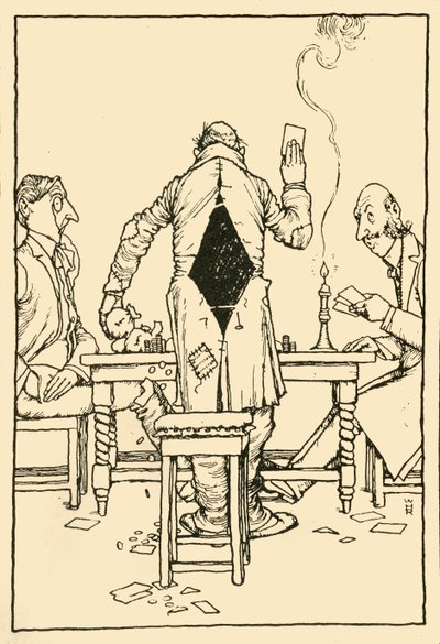 Voittokortti timanttiässä, 1910. tekijältä William Heath Robinson