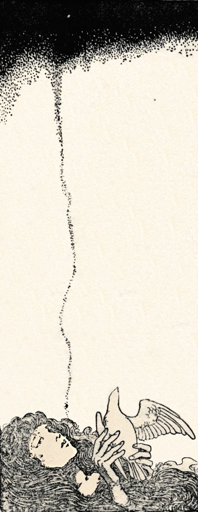 Siellä oli pieni lintu, joka löi siipensä, vuodelta 1930 tekijältä William Heath Robinson