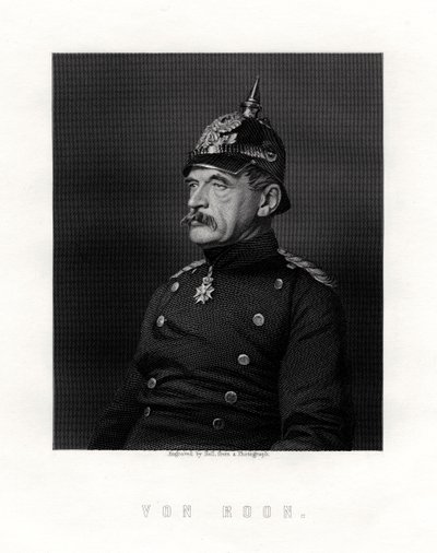 Albrecht Theodor Graf Emil von Roon, preussilainen sotilas ja poliitikko, 1800-luku. tekijältä W. Holl