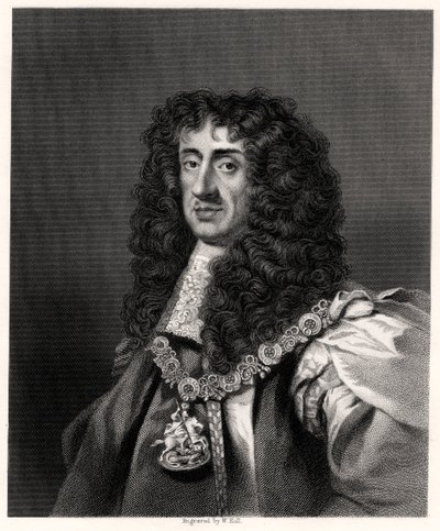 Charles II, Ison-Britannian ja Irlannin kuningas, 1800-luku. tekijältä W. Holl