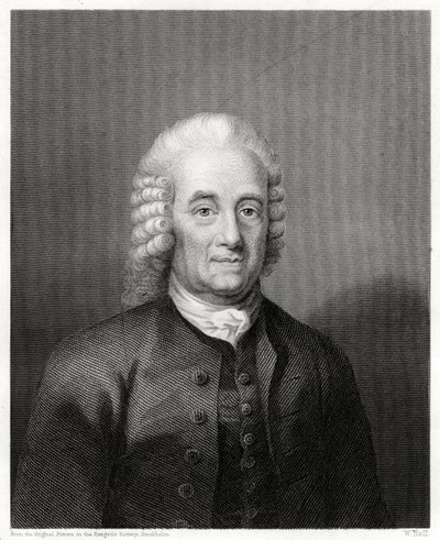 Emanuel Swedenborg, ruotsalainen filosofi, mystikko ja kosmologi, 1884 tekijältä W. Holl