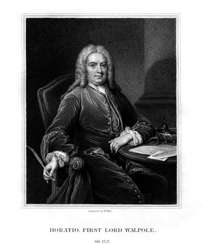 Horatio Walpole, Woltertonin ensimmäinen paroni Walpole, englantilainen diplomaatti ja poliitikko, 1831. tekijältä W. Holl
