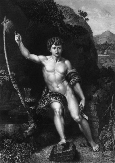 Olen itkevän ääni erämaassa, 1800-luku. tekijältä W. Holl