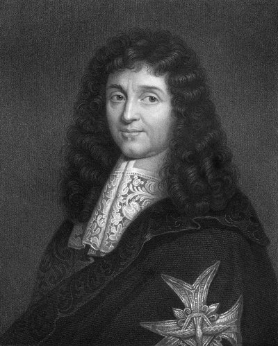 Jean-Baptiste Colbert, 1600-luvun Ranskan valtiomies, 1836. tekijältä W. Holl