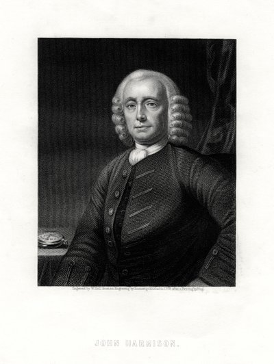 John Harrison, englantilainen kelloseppä, 1800-luku. tekijältä W. Holl