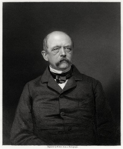 Otto von Bismarck, Saksan valtiomies, 1800-luku tekijältä W. Holl