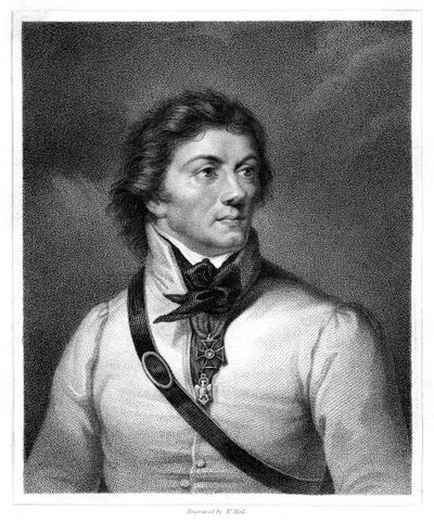 Tadeusz Kosciuszko, Puolan ja Liettuan kansallissankari, kenraali ja johtaja, 1833 tekijältä W. Holl