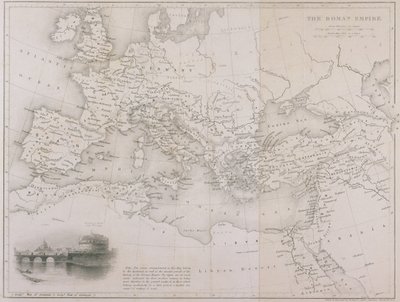 Rooman valtakunta, noin 1850 tekijältä W Hughes