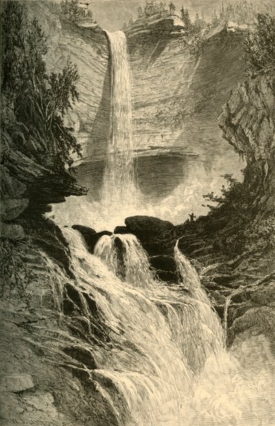 Catskill Falls, 1874. tekijältä W. J. Linton