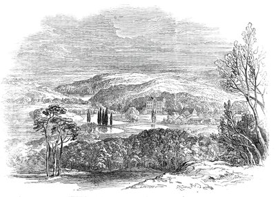 Reinhardsbrunn, Gotha - Hänen kuninkaallisen korkeutensa prinssi Albertin piirroksesta, 1845. tekijältä W. J. Linton