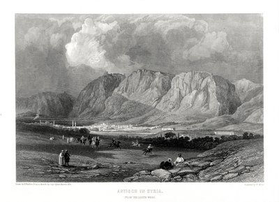 Antiokia, Syyria, 1800-luku tekijältä W. Miller