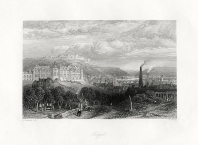Liege, Belgia, 1800-luku tekijältä W. Miller