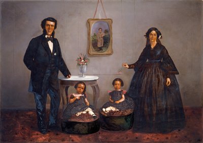 Perhekuva, n. 1855 tekijältä W. Penny