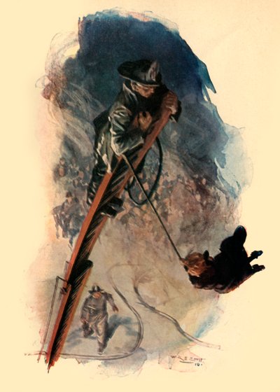 Kadun koko leveys heilautti riippuvan hahmon, 1910. tekijältä W. R. S. Stott