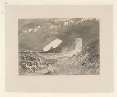 Sisäänkäynti Fowey Harbouriin, Cornwallissa tekijältä W. R. Smith