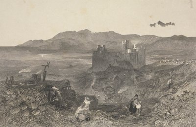Harlechin linna, Pohjois-Wales tekijältä W. R. Smith