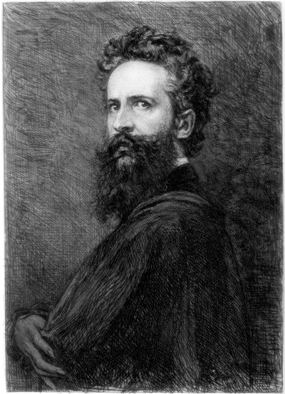 Hans Makart, itävaltalainen taiteilija, 1880-1882. tekijältä W. Unger