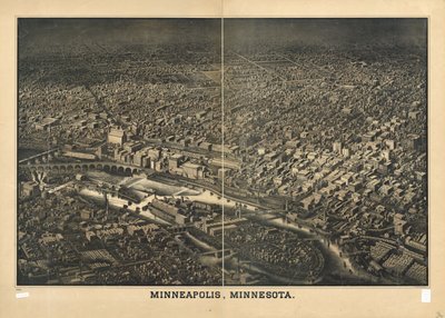 Minneapolis, Minnesota. tekijältä W. V.; Monasch Herancourt